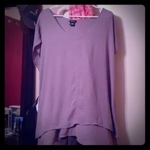 Torrid Shark Hem Tunic Blouse Size 0